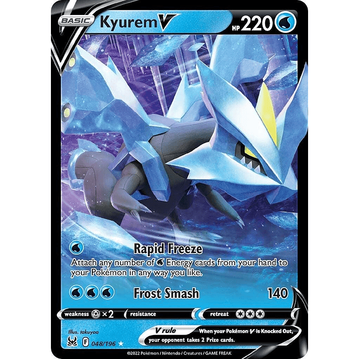 Kyurem V #48/196 Pokémon Lost Origin 1