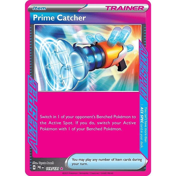Prime Catcher #119/131 Pokémon Prismatic Evolutions 1