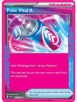 Poke Vital A #62/64 Pokémon Shrouded Fable