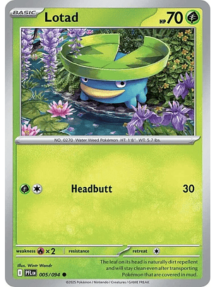 Lotad #5/94 Phantasmal Flames