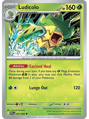 Ludicolo #7/94 Phantasmal Flames