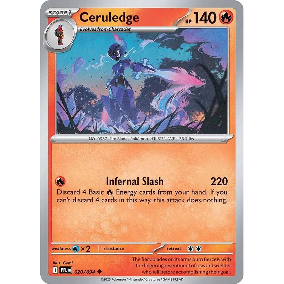 Ceruledge #20/94 Phantasmal Flames 1