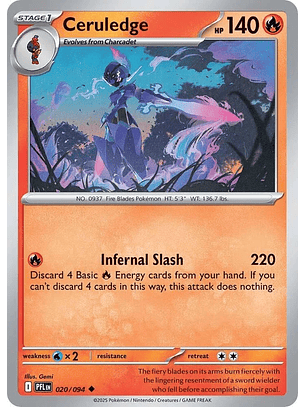 Ceruledge #20/94 Phantasmal Flames