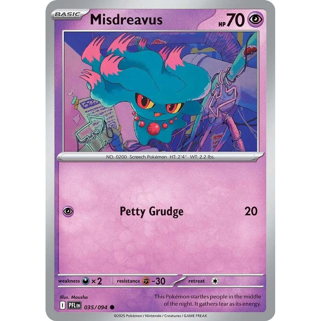 Misdreavus #35/94 Phantasmal Flames 1