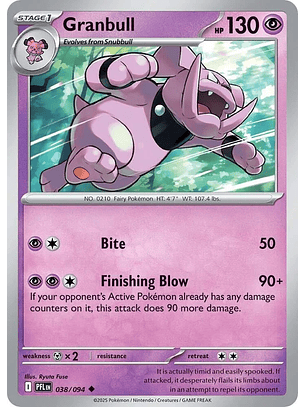 Granbull #38/94 Phantasmal Flames