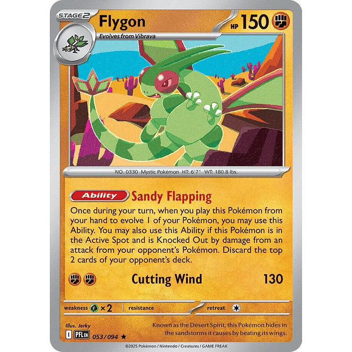 Flygon #53/94 Phantasmal Flames 1