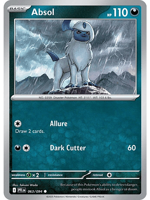 Absol #63/94 Phantasmal Flames