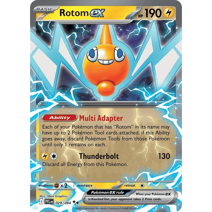 Rotom ex #29/94 Phantasmal Flames 1