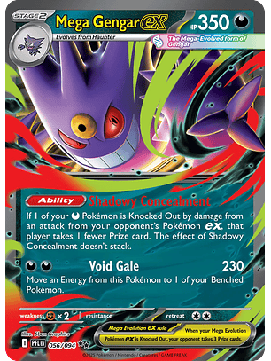 Mega Gengar ex #56/94 Phantasmal Flames