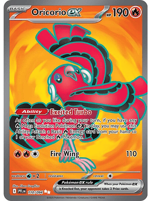 Oricorio ex #110/94 Phantasmal Flames