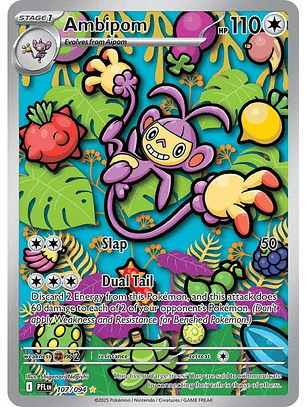 Ambipom #107/94 Phantasmal Flames