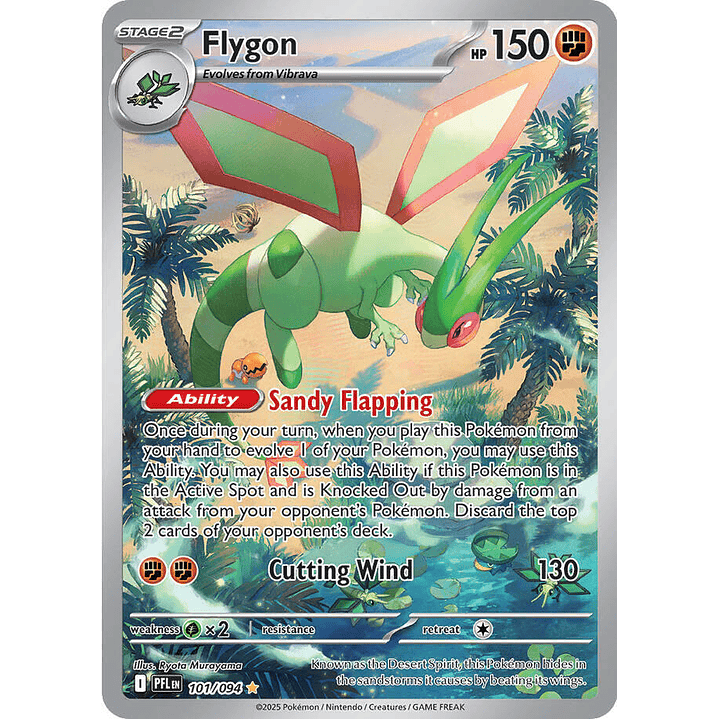 Flygon #101/94 Phantasmal Flames 1