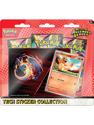 [PREVENTA 30/01/2026] POKEMON TCG MEGA EVOLUTION - ASCENDED HEROES - 2PACK- TECH STICKER COLLECTION INGLÉS