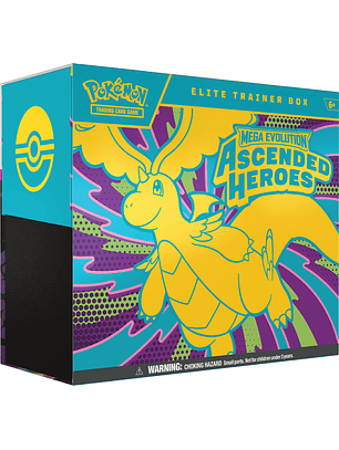 [PREVENTA 20/02/2026] Mega Evolution: Ascended Heroes - Elite Trainer Box - Inglés - ETB