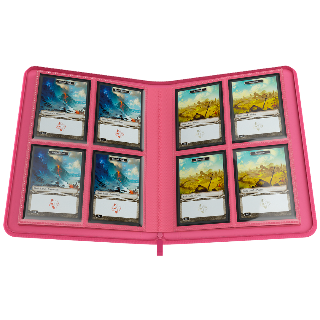 Gamegenic - Carpeta Zip-Up Álbum 8-Pocket - Pink 2