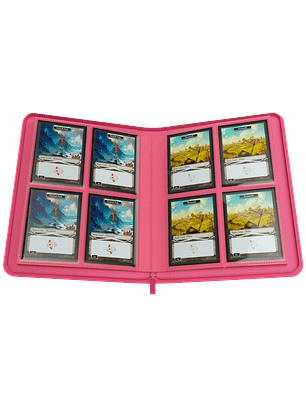 Gamegenic - Carpeta Zip-Up Álbum 8-Pocket - Pink