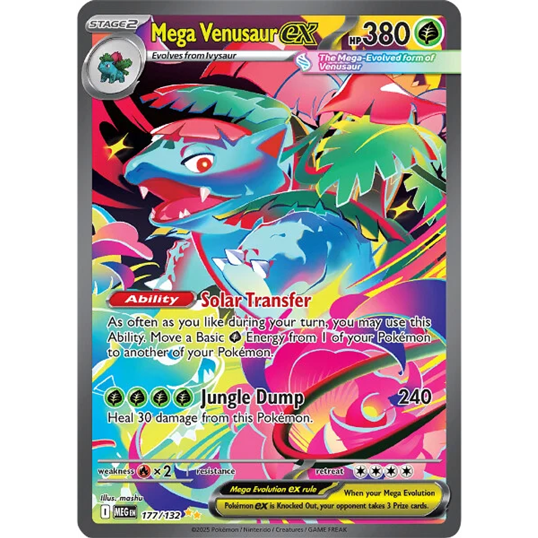 Mega Venusaur ex #177/132 Mega Evolution 1