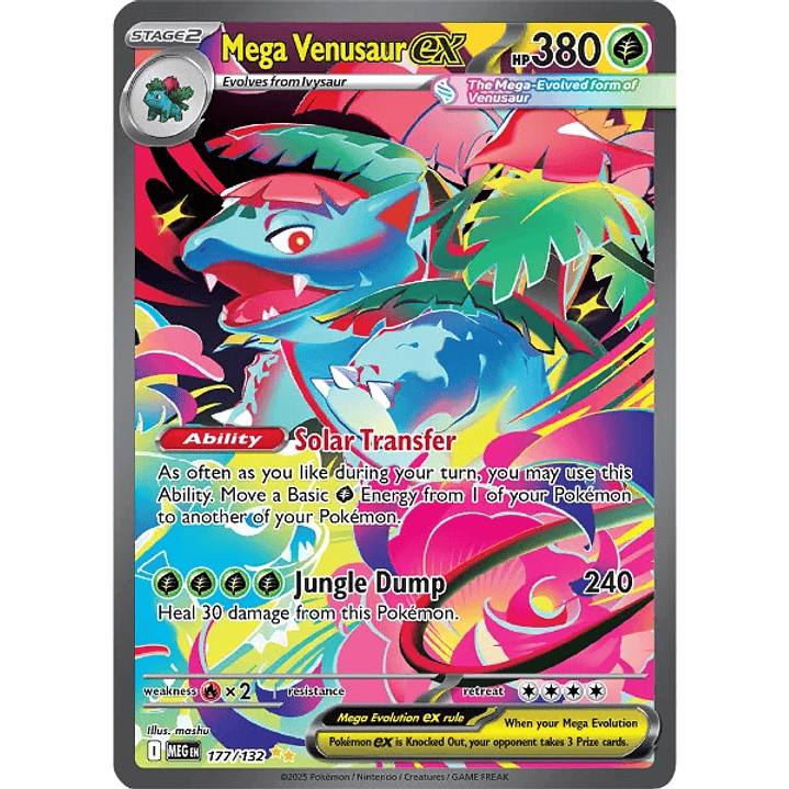 Mega Venusaur ex #177/132 Mega Evolution 1