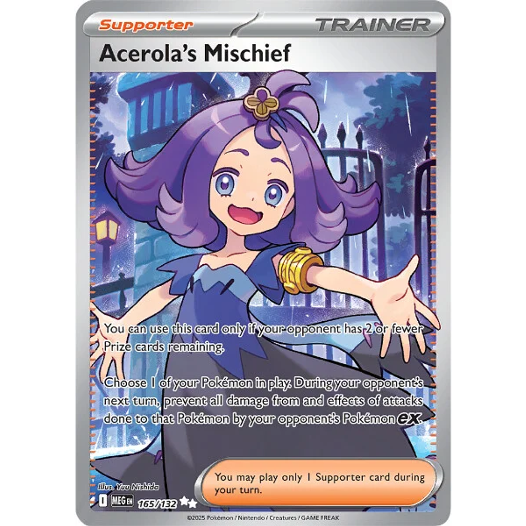 Acerola's Mischief #165/132 Mega Evolution 1