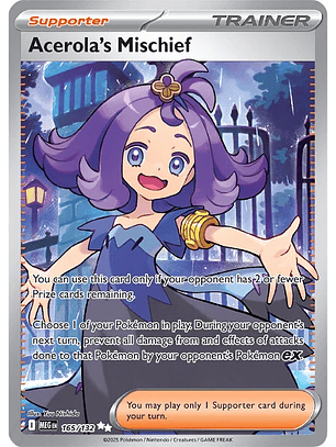 Acerola's Mischief #165/132 Mega Evolution