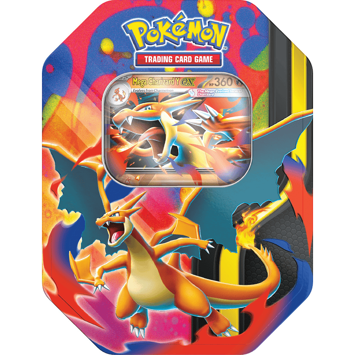 [PREVENTA 20/02/2026] POKEMON TCG PACK X 2 MEGA CHARIZARD X - Y TIN INGLÉS 3