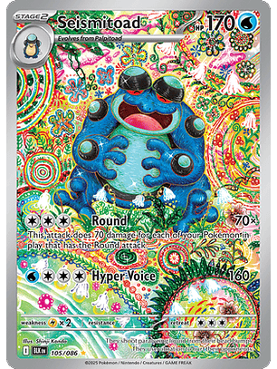 Seismitoad #105/86 Black Bolt