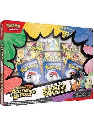 [PREVENTA 23/03/26] Mega Evolution - Ascended Heroes First Partners Deluxe Pin Collection - Ingles
