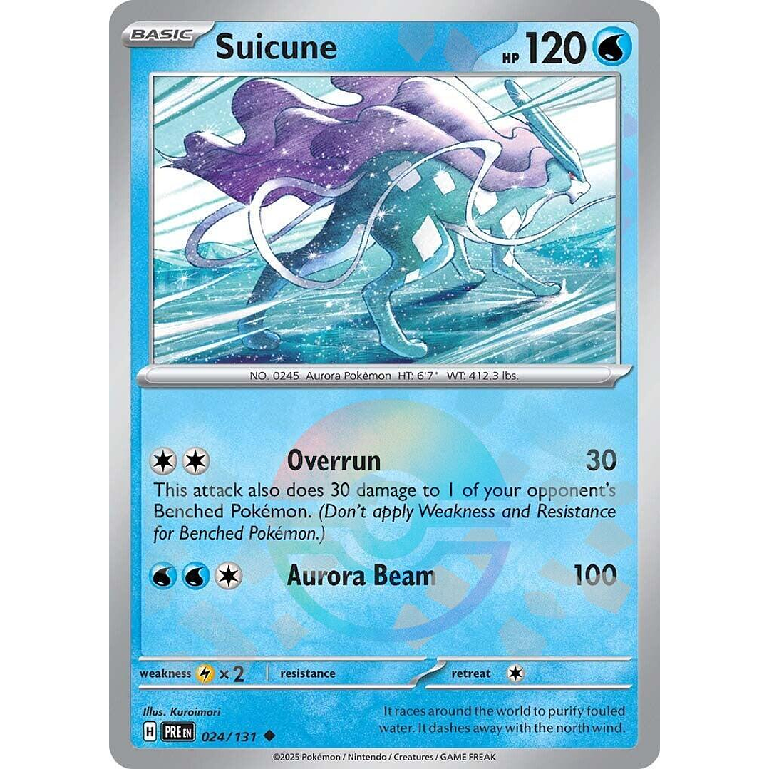 Suicune [Poke Ball] #24/131 Pokémon Prismatic Evolutions 1