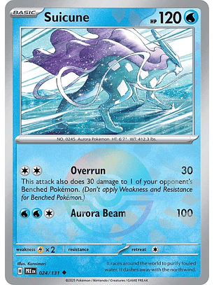 Suicune [Poke Ball] #24/131 Pokémon Prismatic Evolutions