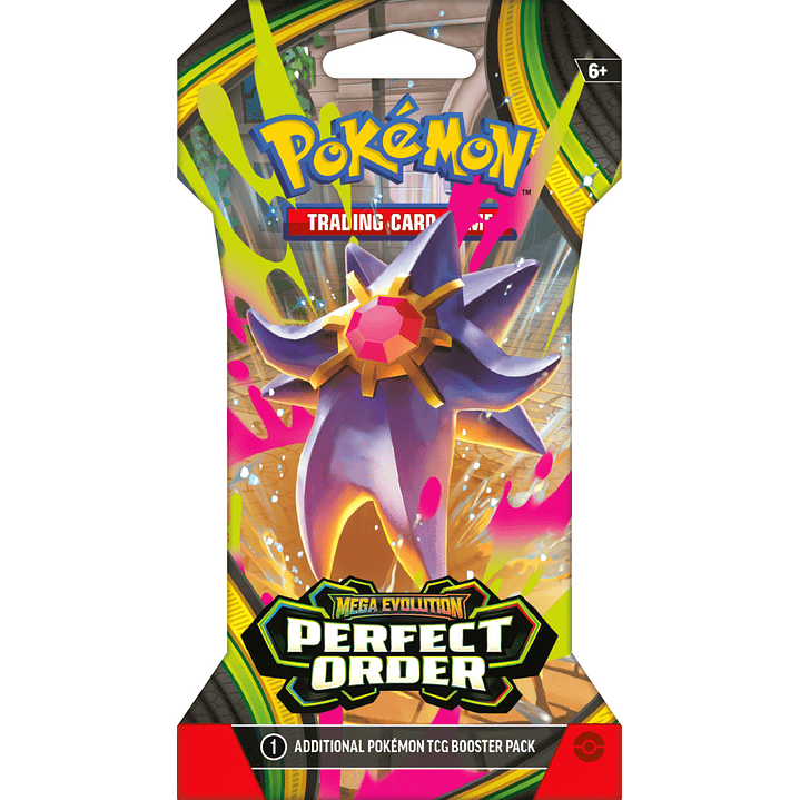 [PREVENTA 27/03/2026] Pokémon TCG Mega Evolution - Perfect Order - Sleeved Booster - Ingles 1