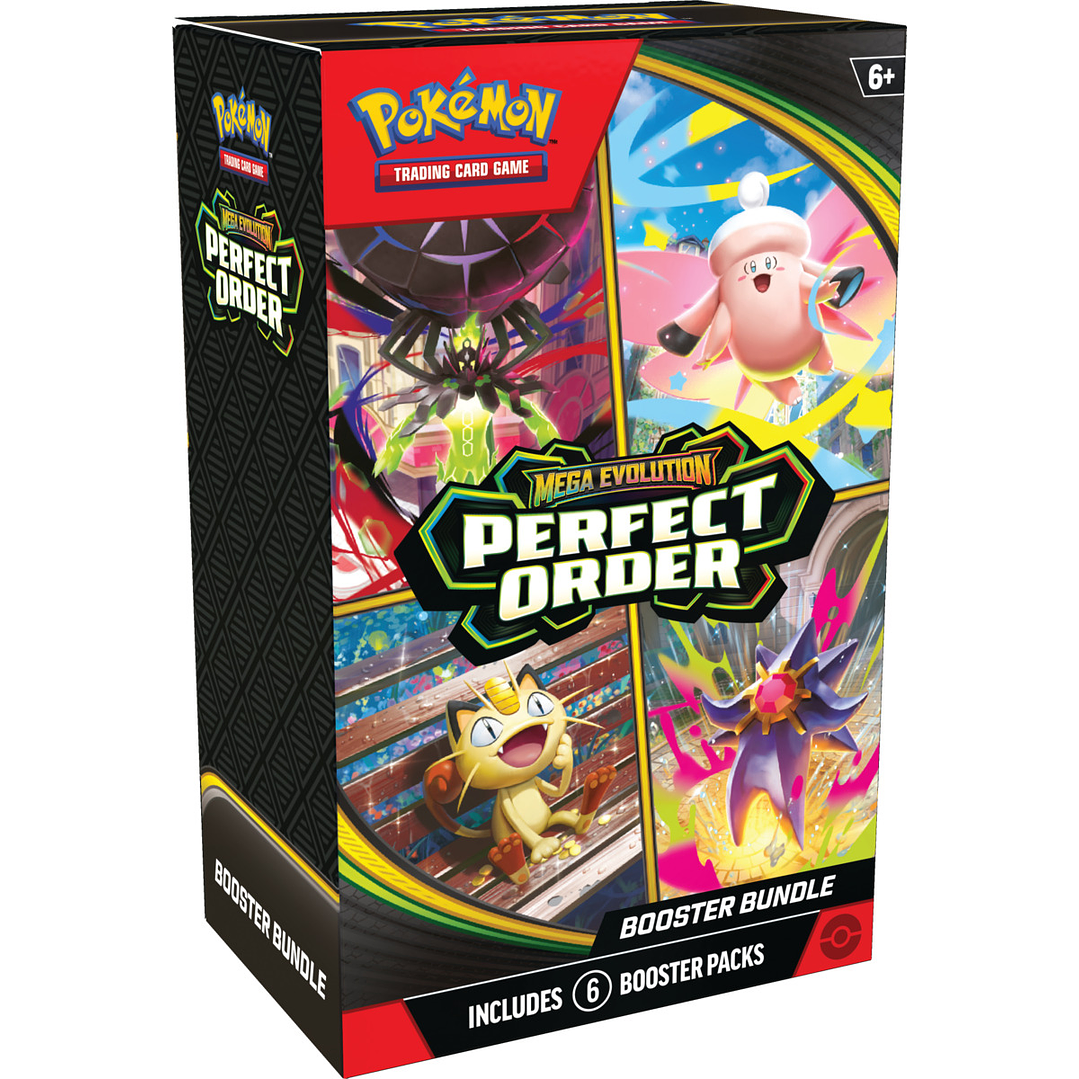 [PREVENTA 27/03/2026] POKEMON TCG MEGA EVOLUTION - PERFECT ORDER - BOOSTER BUNDLE - INGLES 1