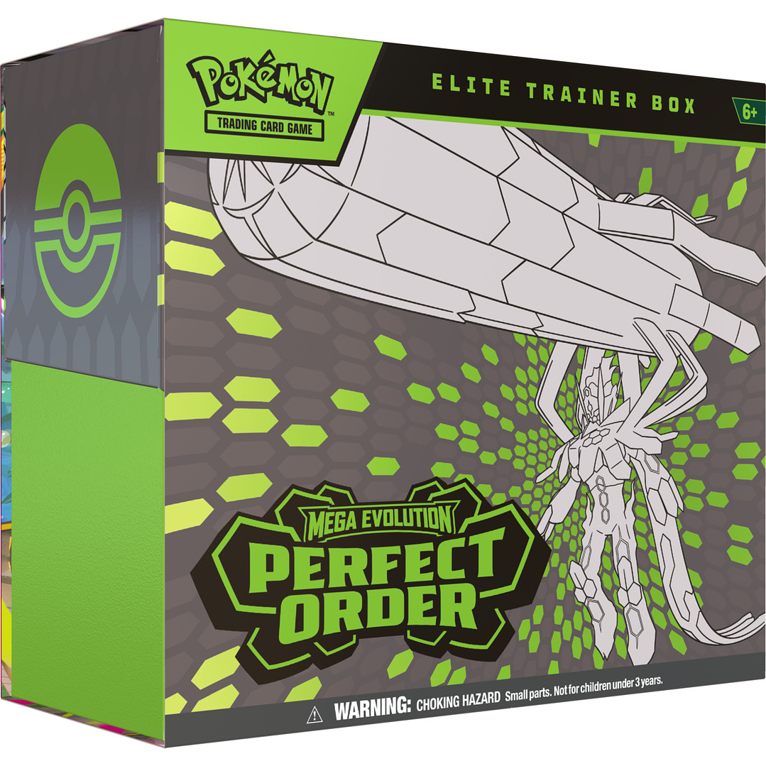 [PREVENTA 27/03/2026] POKEMON TCG MEGA EVOLUTION - PERFECT ORDER - ELITE TRAINER BOX - INGLES - ETB 1