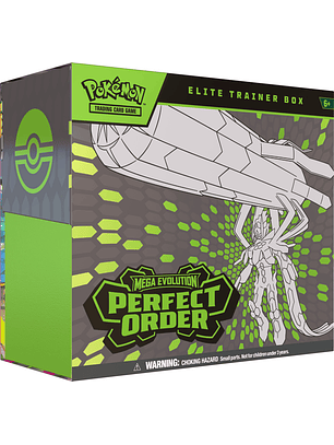 [PREVENTA 27/03/2026] POKEMON TCG MEGA EVOLUTION - PERFECT ORDER - ELITE TRAINER BOX - INGLES - ETB