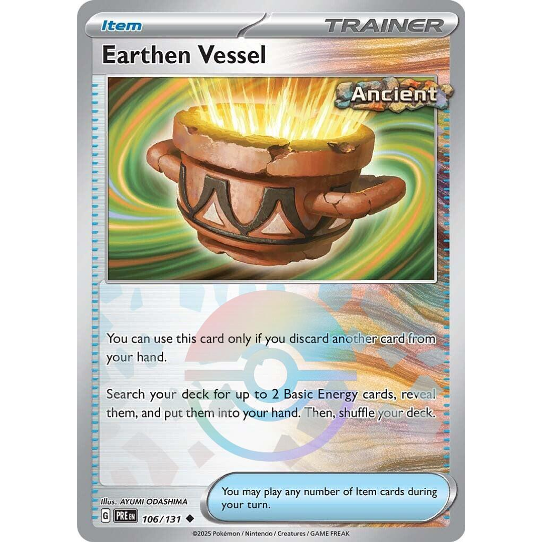 Earthen Vessel [Poke Ball] #106/131 Pokémon Prismatic Evolutions 1