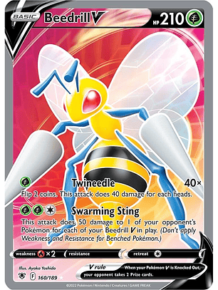 Beedrill V #160/189 Pokémon Astral Radiance