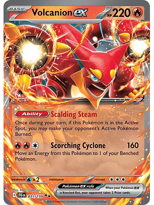 Volcanion ex #31/159 Pokémon Journey Together