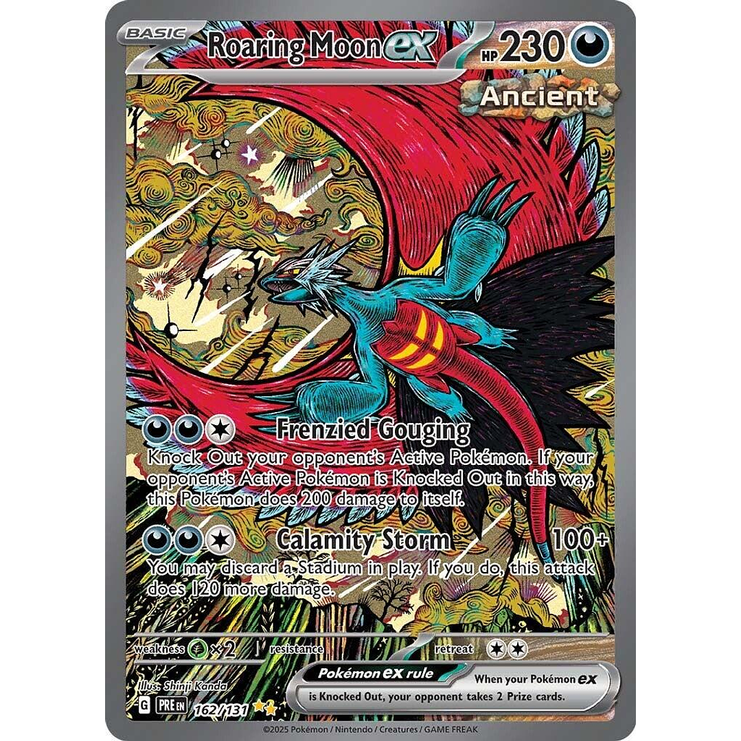 Roaring Moon ex #162/131 Pokémon Prismatic Evolutions 1