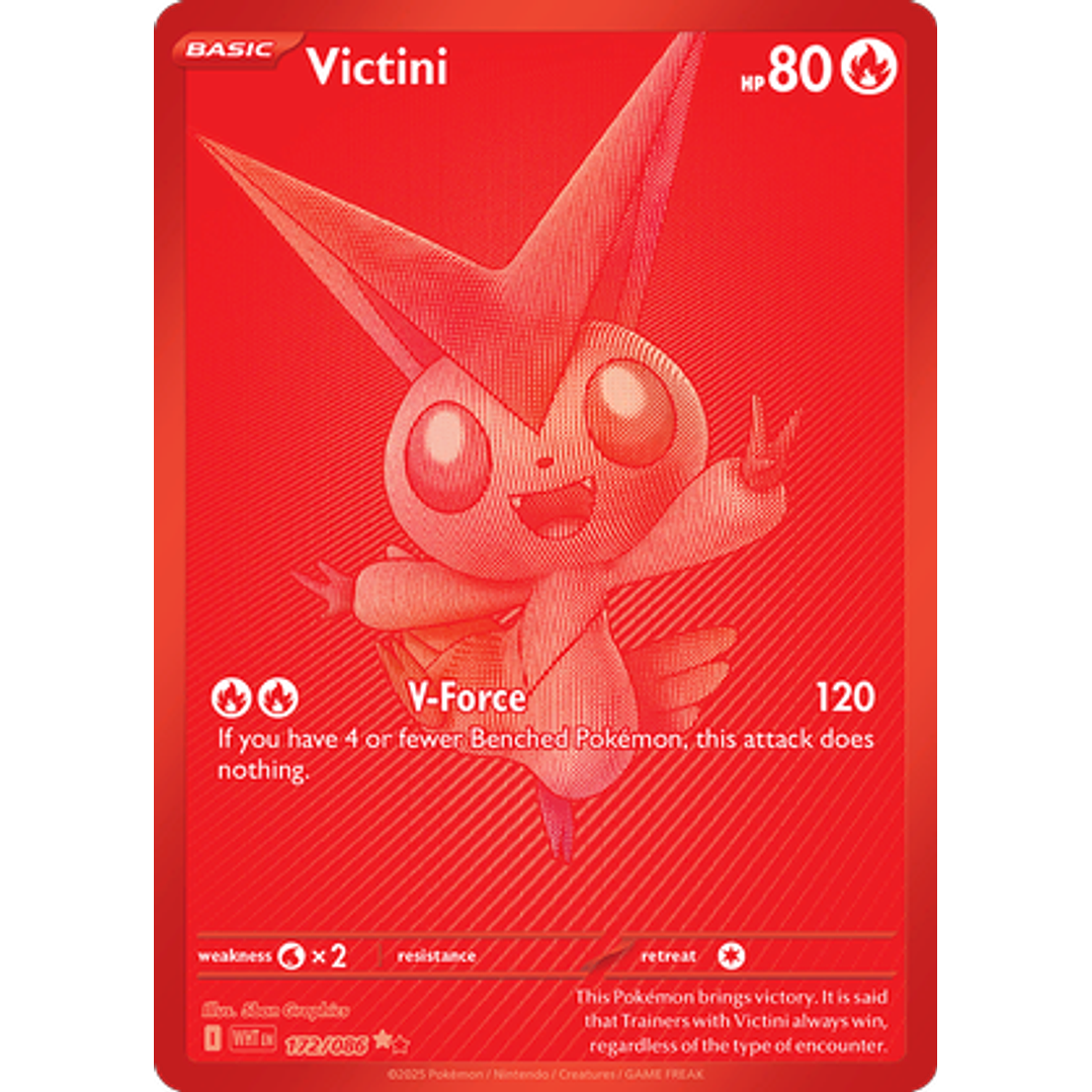 Victini #172/86 White Flare 1