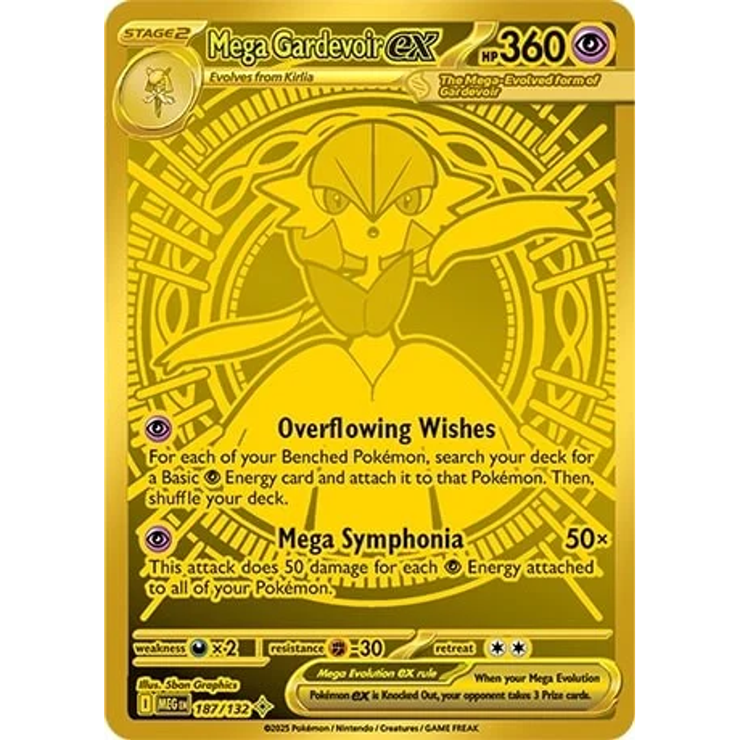 Mega Gardevoir ex #187/132 Mega Evolution 1