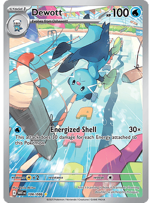 Dewott #106/86 White Flare
