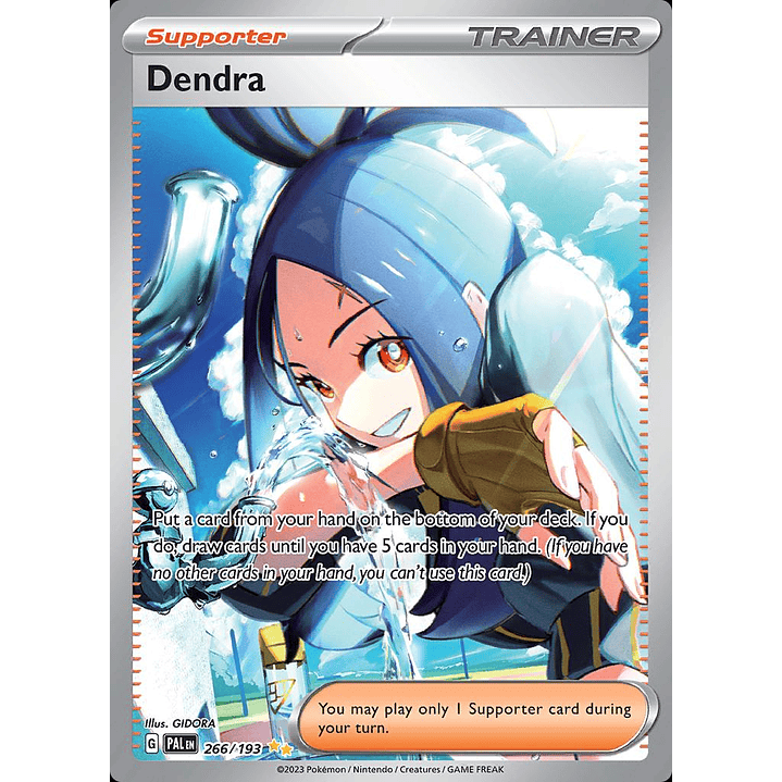 Dendra #266/193 Pokémon Paldea Evolved 1