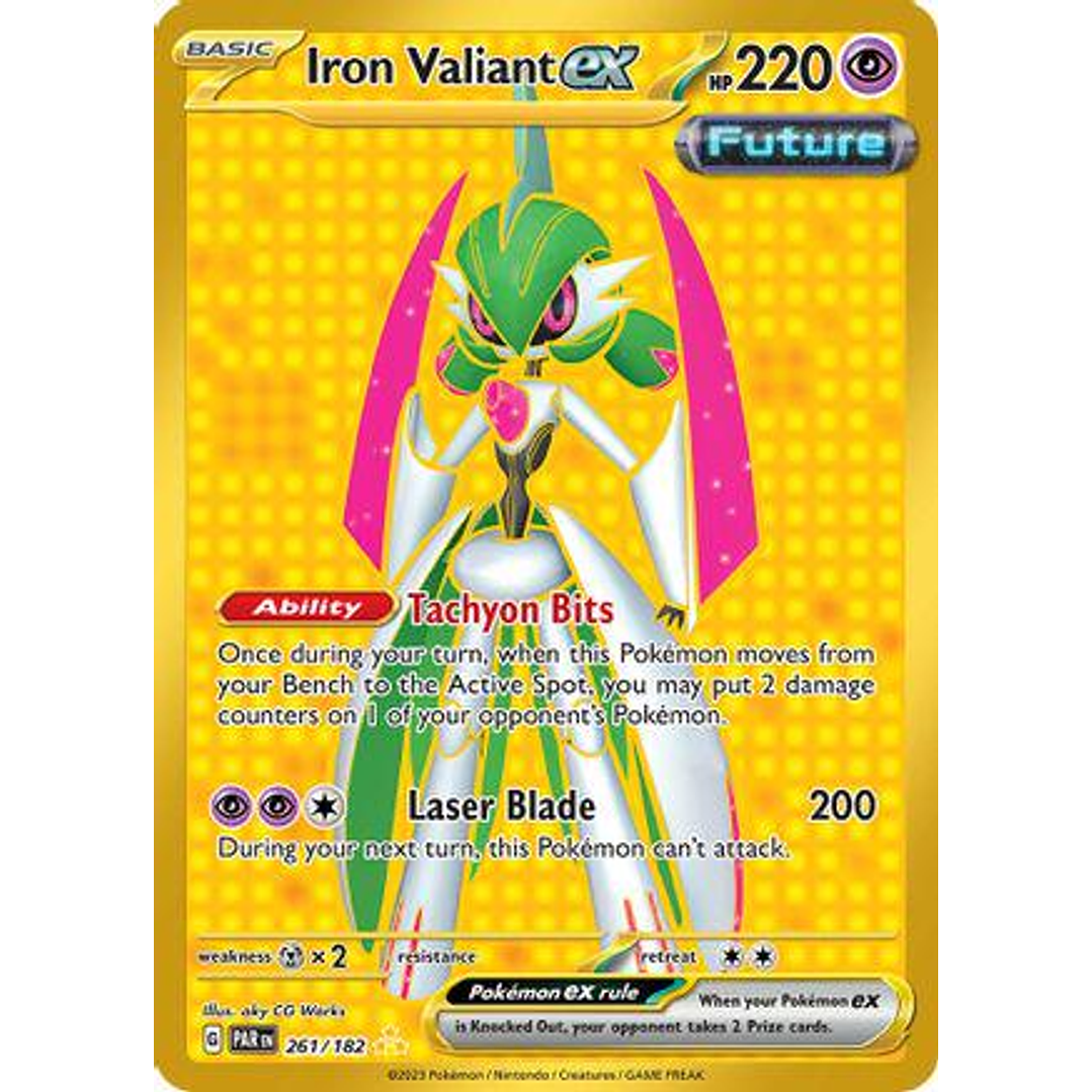 Iron Valiant ex #261/182 Pokémon Paradox Rift 1