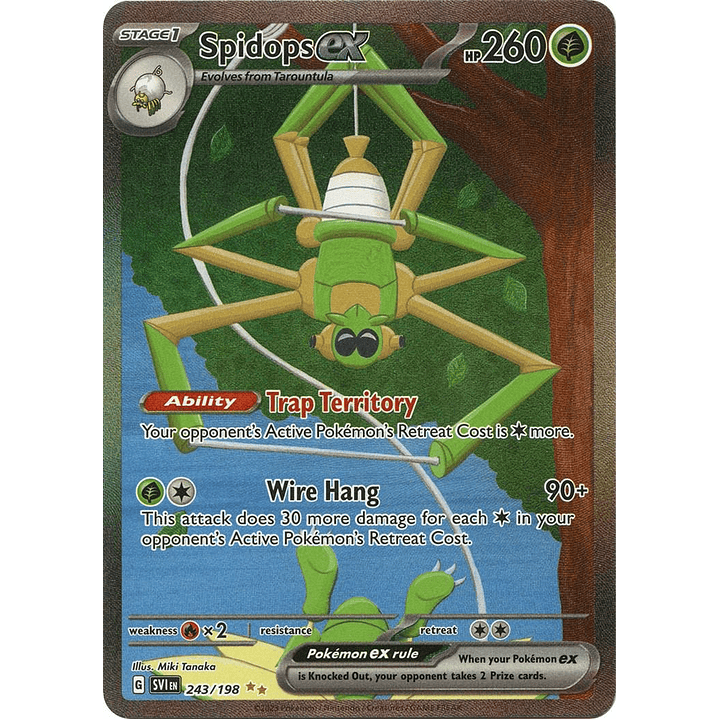 Spidops ex #243/198 Pokémon Scarlet & Violet 1