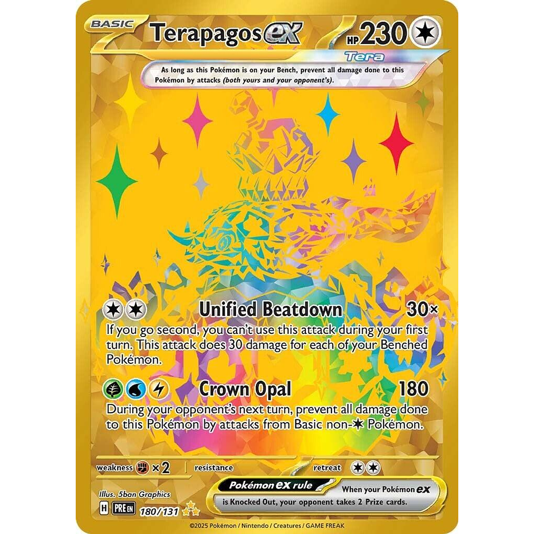 Terapagos ex #180/131 Pokémon Prismatic Evolutions 1