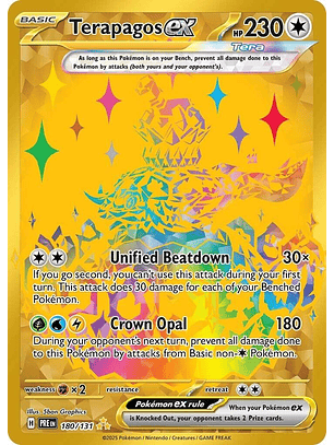 Terapagos ex #180/131 Pokémon Prismatic Evolutions