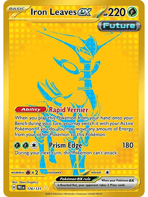 Iron Leaves ex #176/131 Pokémon Prismatic Evolutions