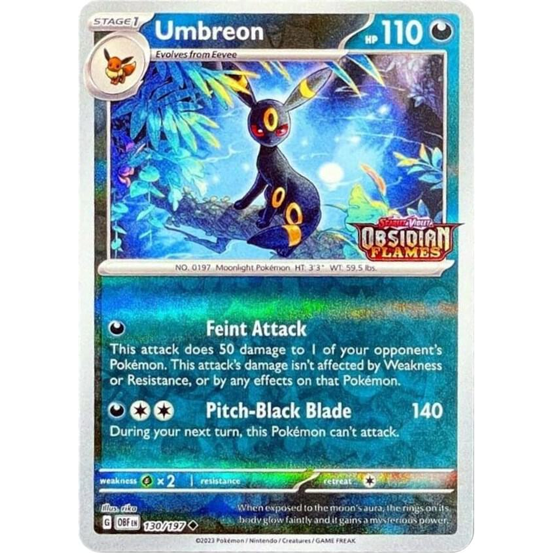 Umbreon [Stamped] #130 Pokémon Obsidian Flames 1