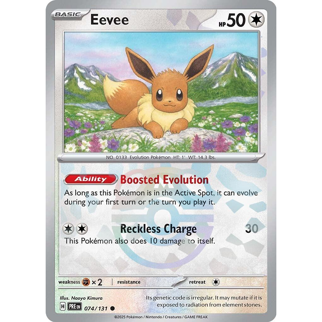 Eevee [Master Ball] #74/131 Pokémon Prismatic Evolutions 1