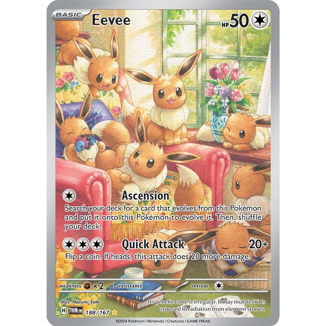 Eevee #188/167 Pokémon Twilight Masquerade 1