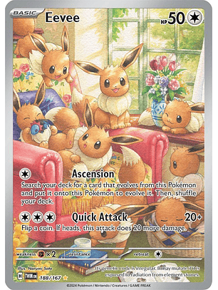 Eevee #188/167 Pokémon Twilight Masquerade